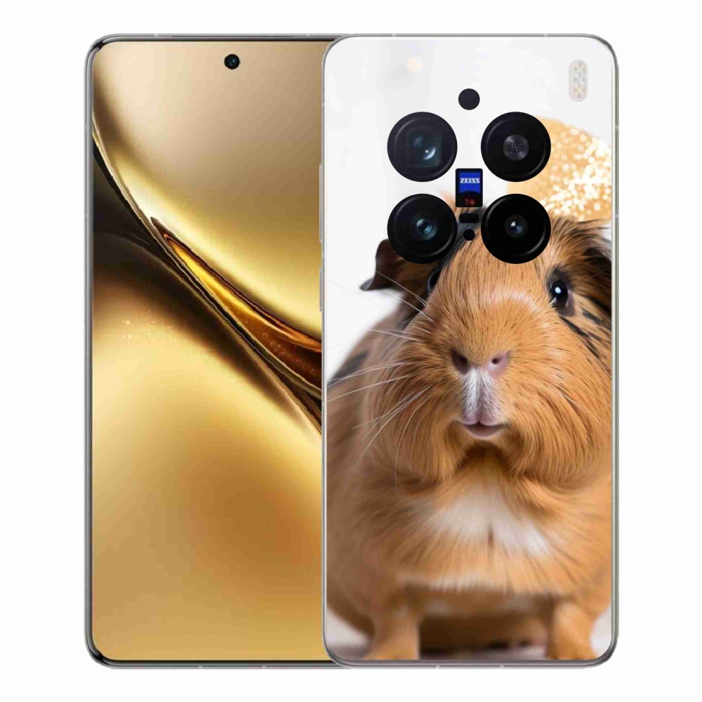 Zselés borítás mmCase a Vivo X200 Pro 5G készülékhez - barna tengerimalac
