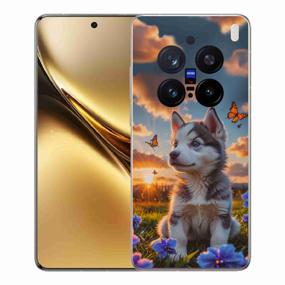 mmCase gél tok a Vivo X200 Pro 5G-hez – husky naplementekor