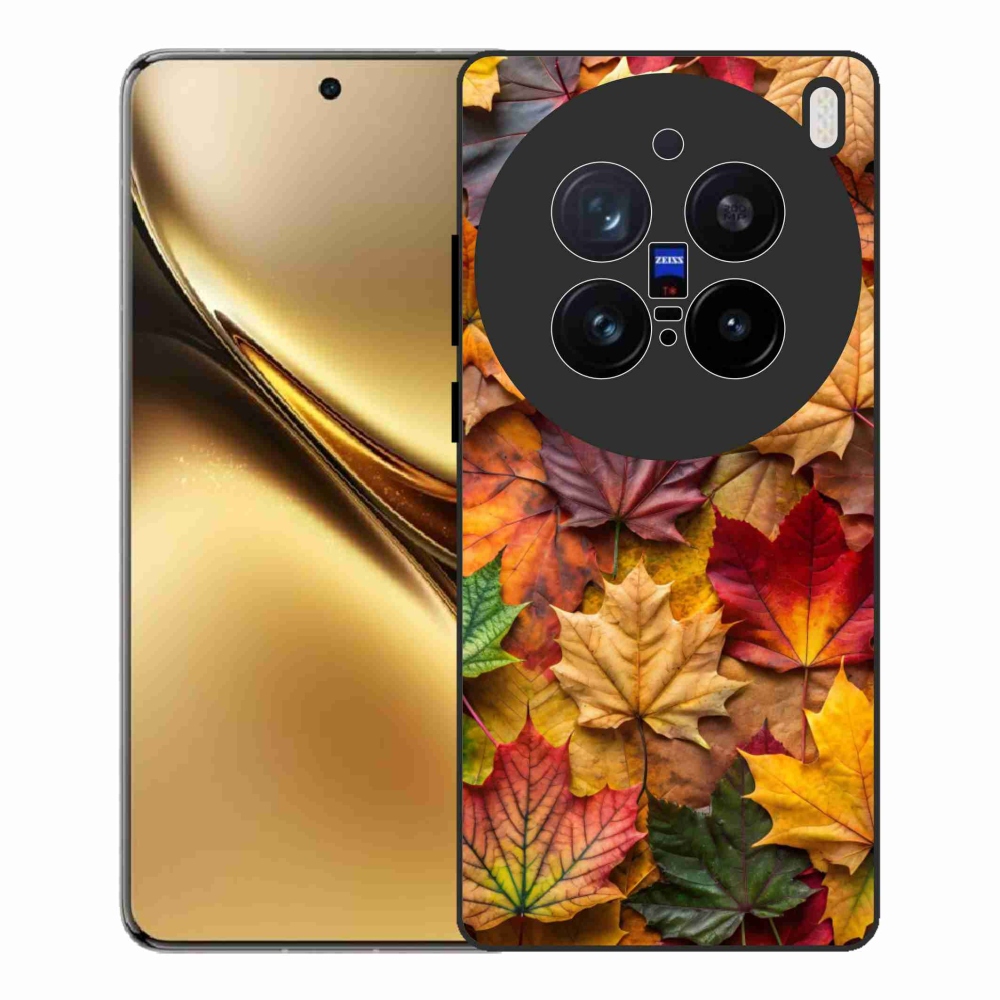 Zselés borítás mmCase a Vivo X200 Pro 5G készülékhez - juharlevelek 2