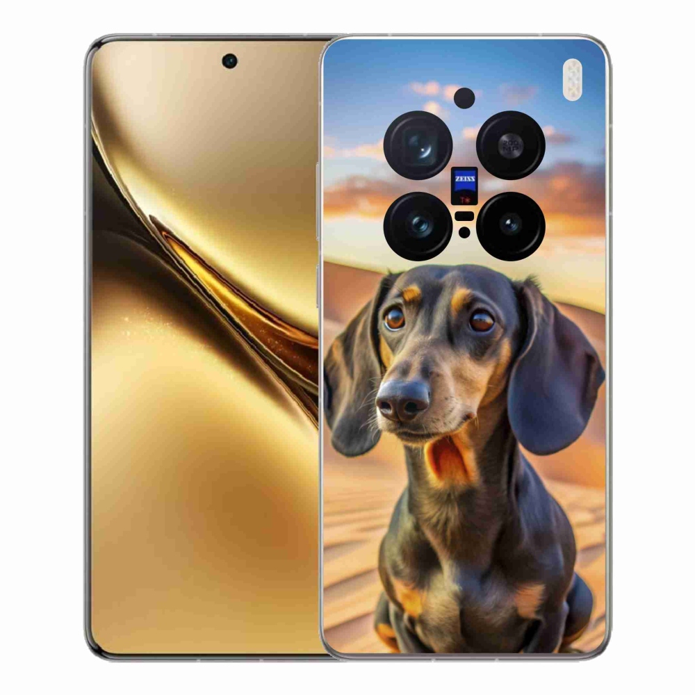 Zselés borítás mmCase a Vivo X200 Pro 5G készülékhez - tacskó 3