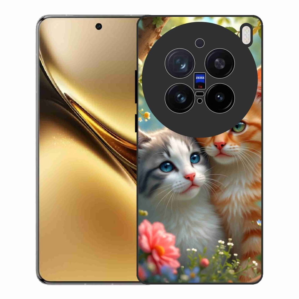 Zselés borítás mmCase a Vivo X200 Pro 5G készülékhez - cat love 2