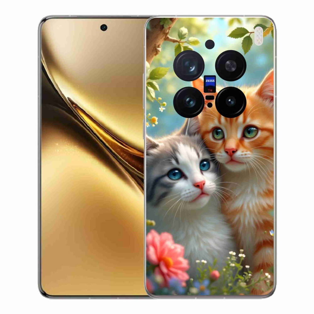 Zselés borítás mmCase a Vivo X200 Pro 5G készülékhez - cat love 2