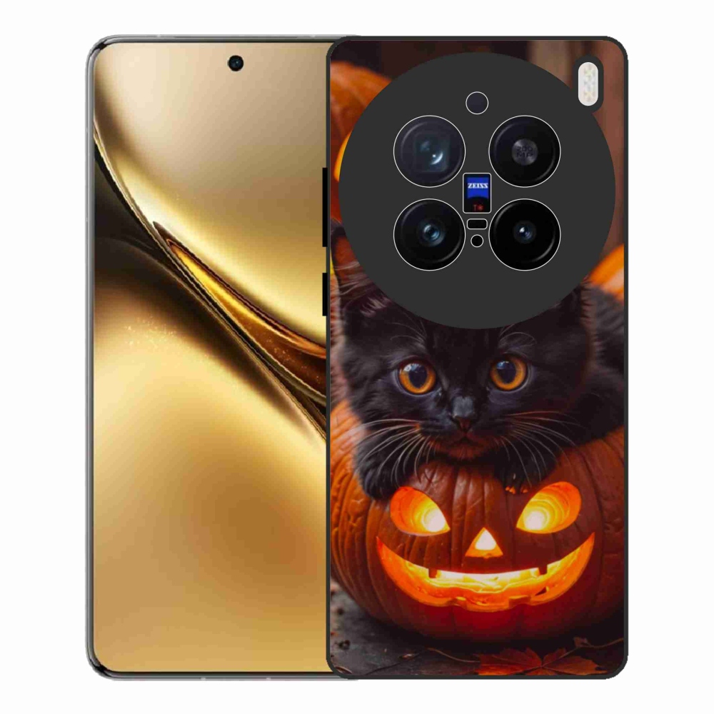 Zselés borítás mmCase a Vivo X200 Pro 5G készülékhez - cica és tök