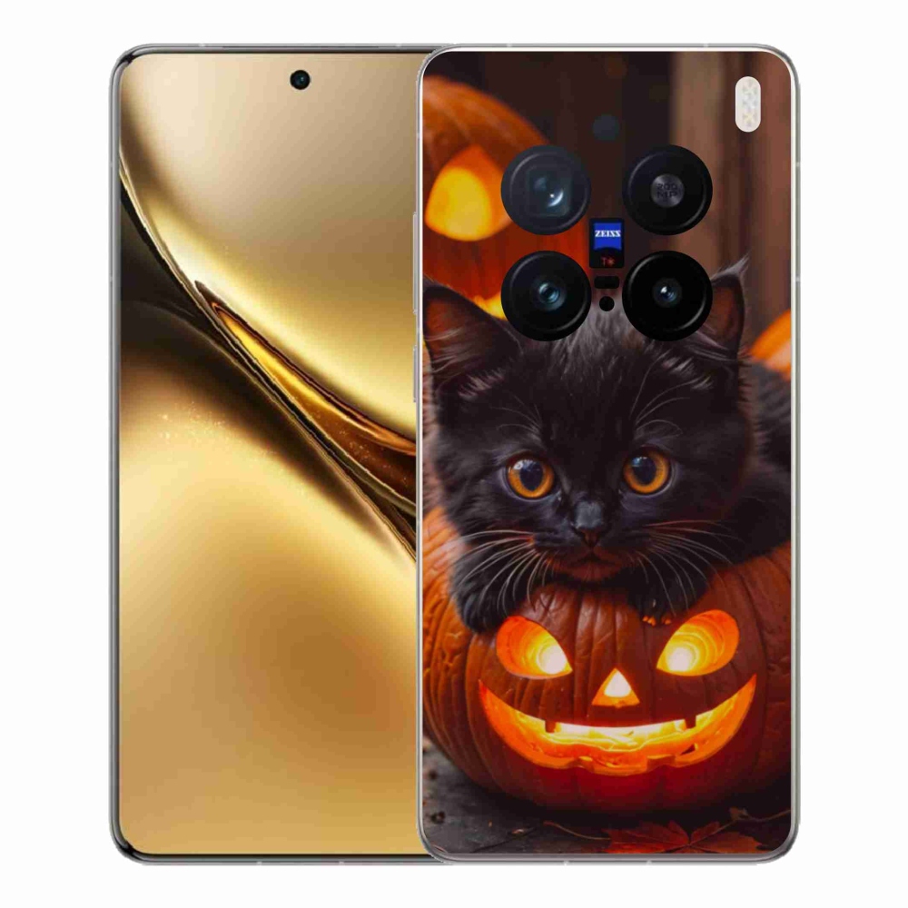 Zselés borítás mmCase a Vivo X200 Pro 5G készülékhez - cica és tök