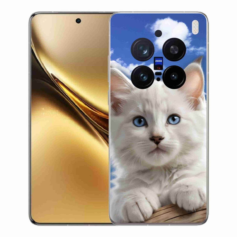 mmCase gél tok a Vivo X200 Pro 5G-hez – cica és felhők