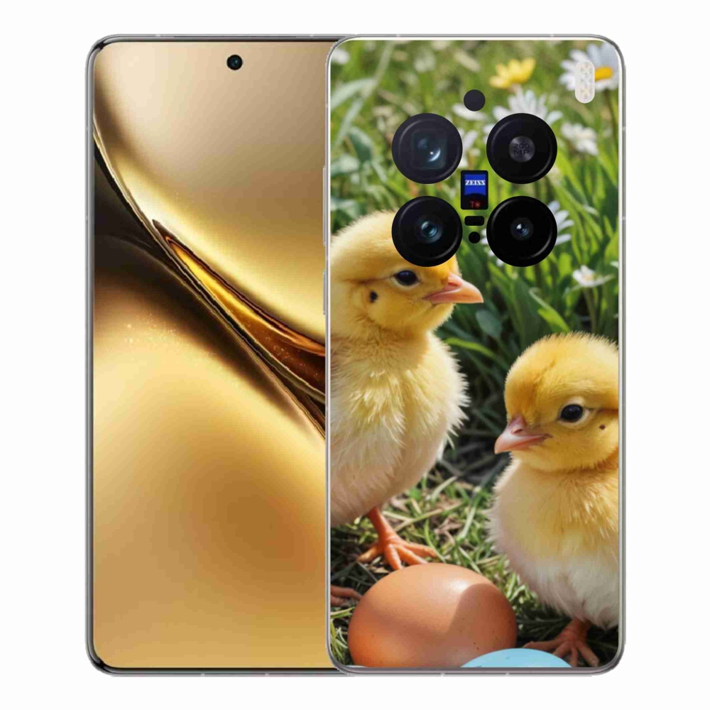 Zselés borítás mmCase a Vivo X200 Pro 5G készülékhez - csirkék