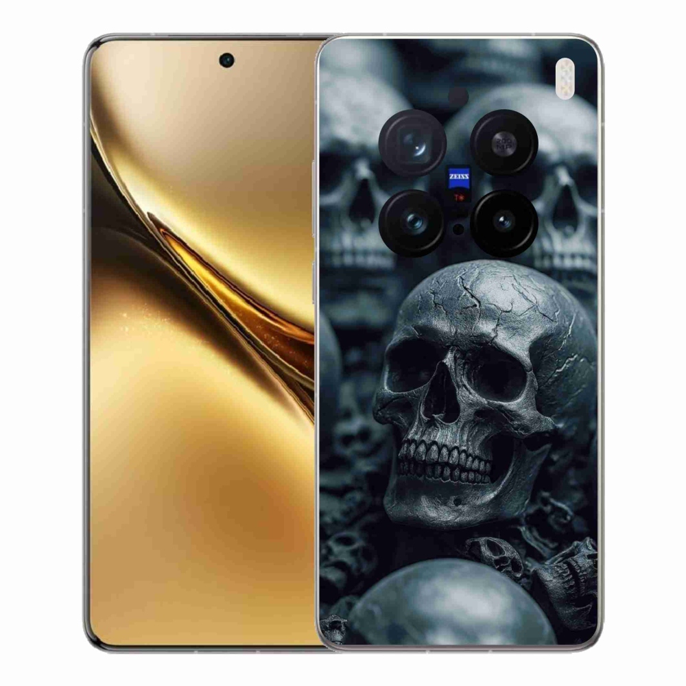 Zselés borítás mmCase a Vivo X200 Pro 5G készülékhez - koponya 2