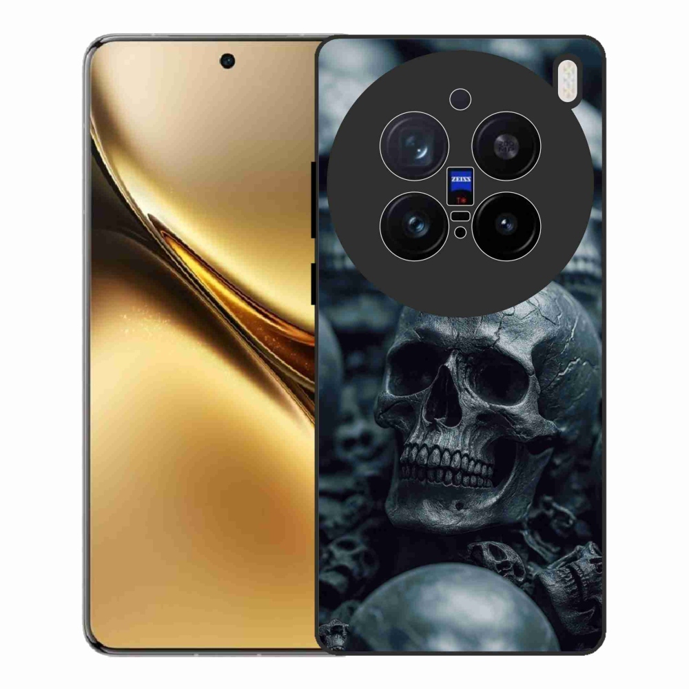Zselés borítás mmCase a Vivo X200 Pro 5G készülékhez - koponya 2