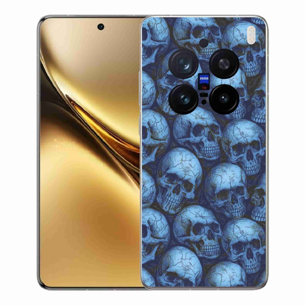Zselés borítás mmCase a Vivo X200 Pro 5G-n - koponyák