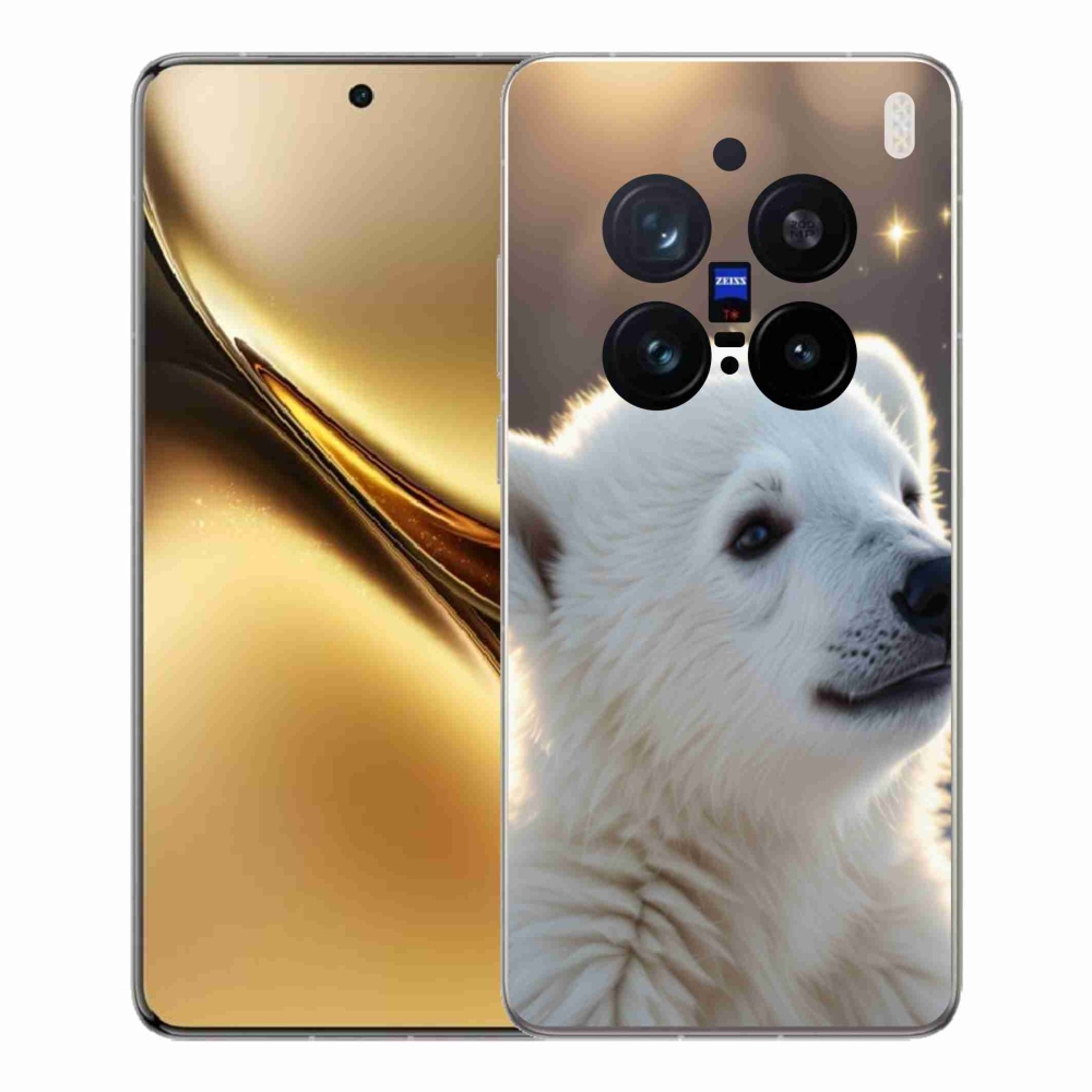 Zselés borítás mmCase a Vivo X200 Pro 5G készülékhez - jegesmedve