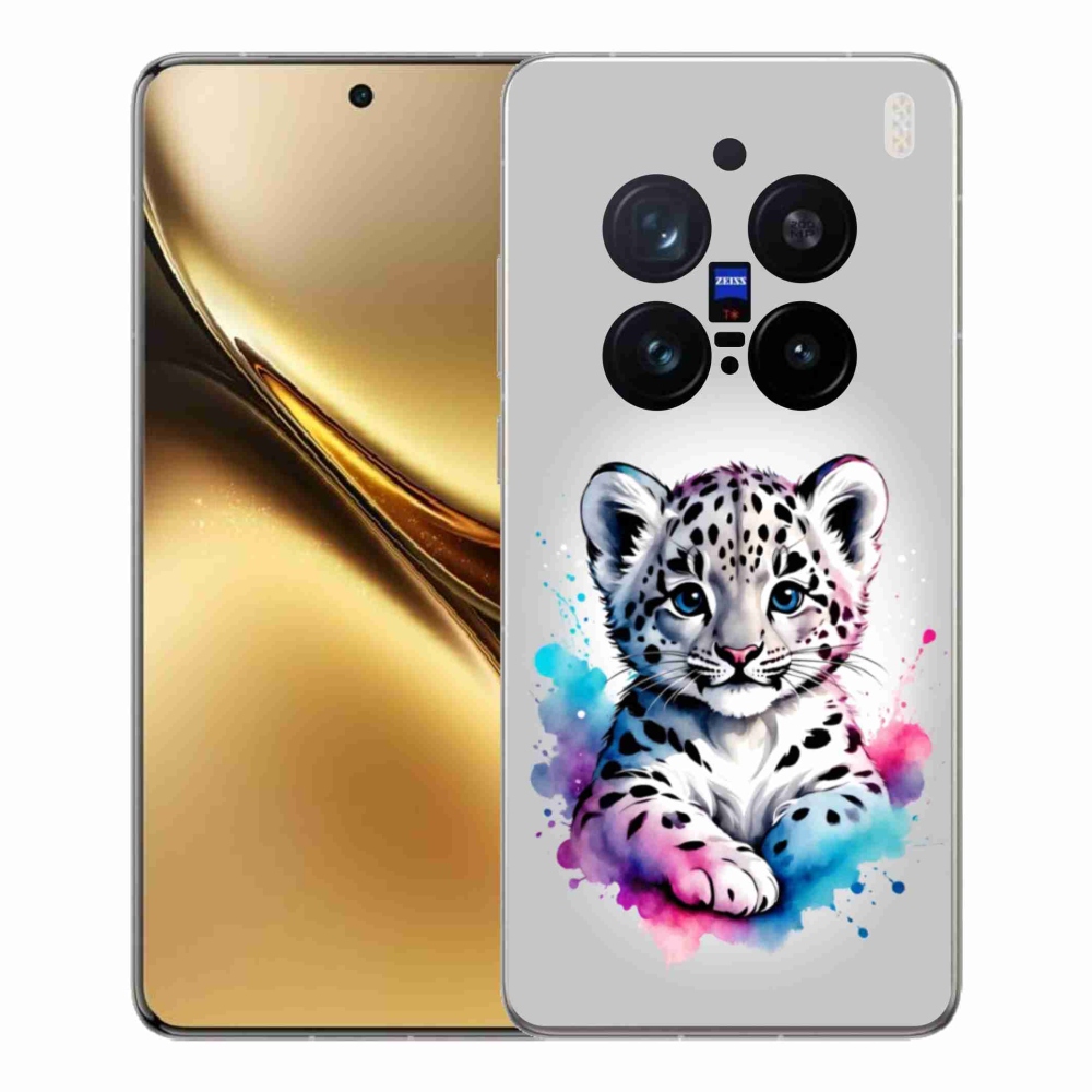 Zselés borítás mmCase a Vivo X200 Pro 5G készülékhez - leopárd kölyök