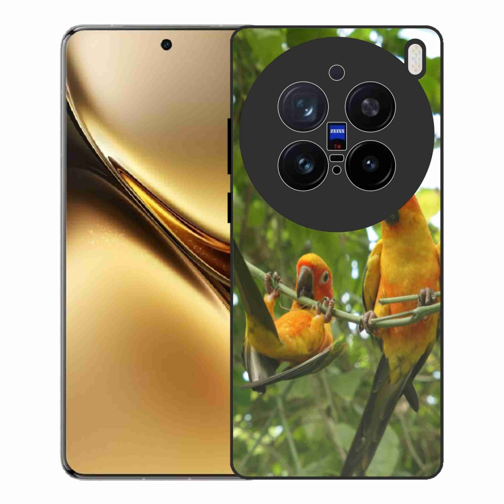 Zselés borítás mmCase a Vivo X200 Pro 5G készülékhez - papagájok aratingy