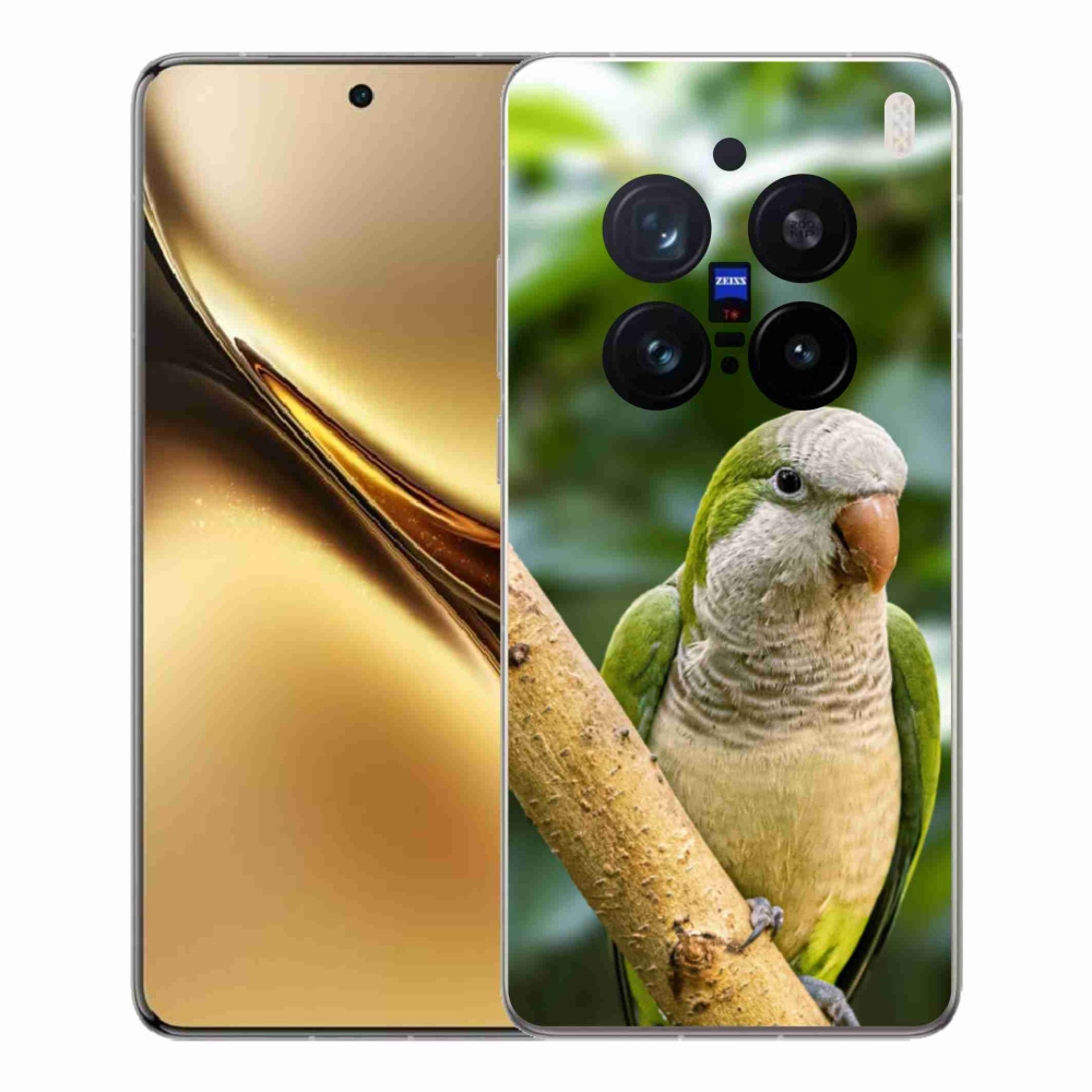 Zselés borítás mmCase a Vivo X200 Pro 5G készülékhez - papagáj
