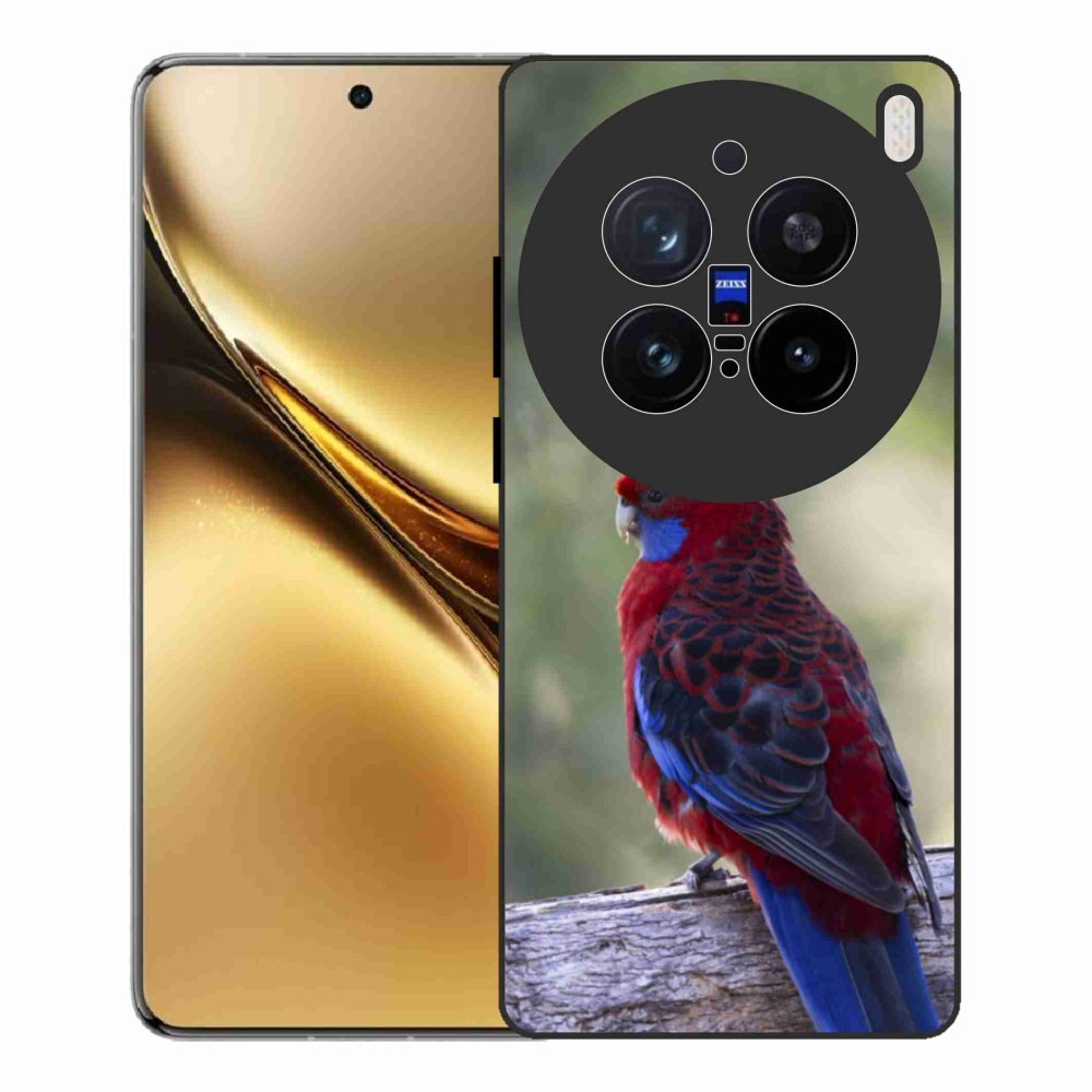 Zselés borítás mmCase a Vivo X200 Pro 5G készülékhez - papagáj rosela