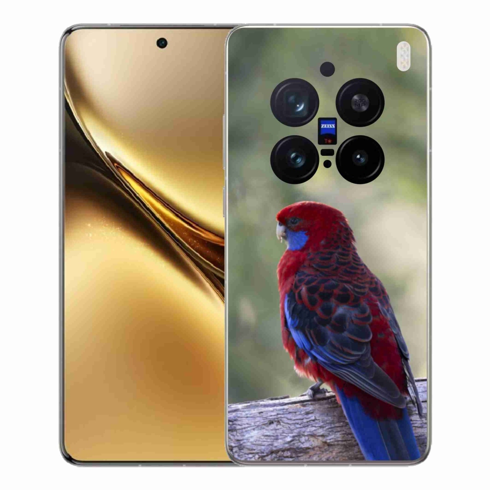 Zselés borítás mmCase a Vivo X200 Pro 5G készülékhez - papagáj rosela