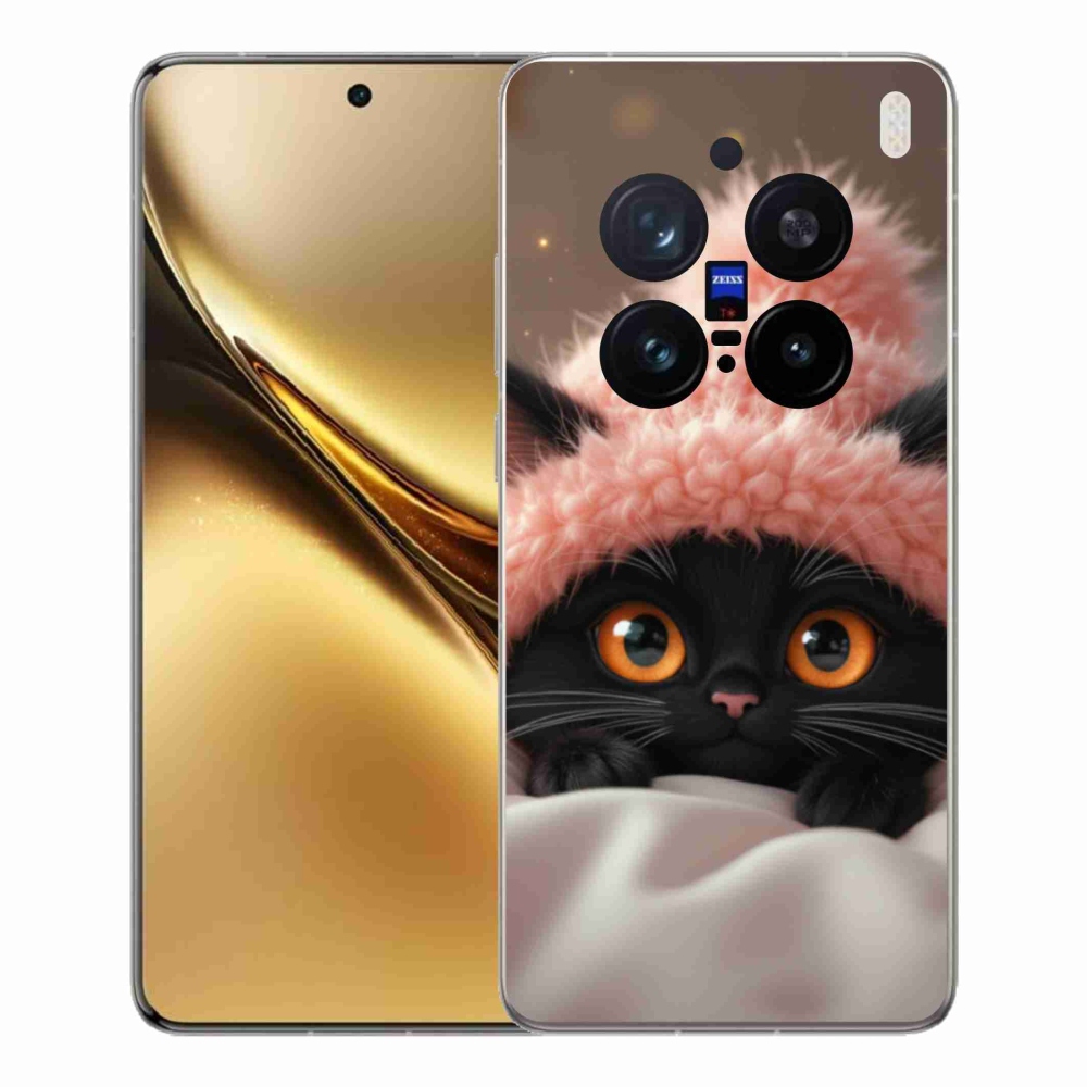 Gél borítás mmCase a Vivo X200 Pro 5G készülékhez - aranyos cica 7