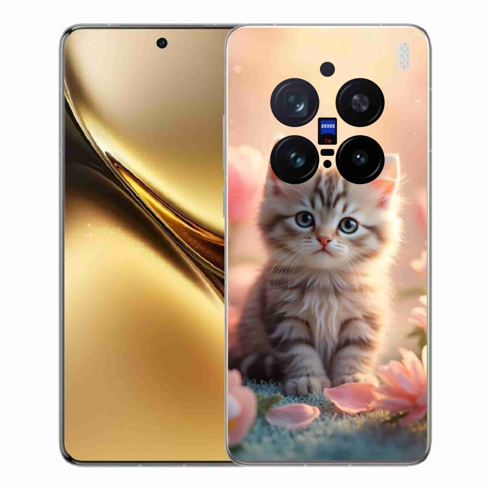 Gél borítás mmCase a Vivo X200 Pro 5G készülékhez - aranyos cica 8