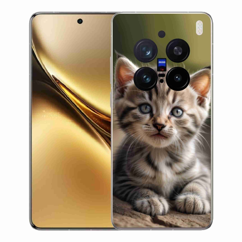 Gél borítás mmCase a Vivo X200 Pro 5G készülékhez - aranyos cica 9