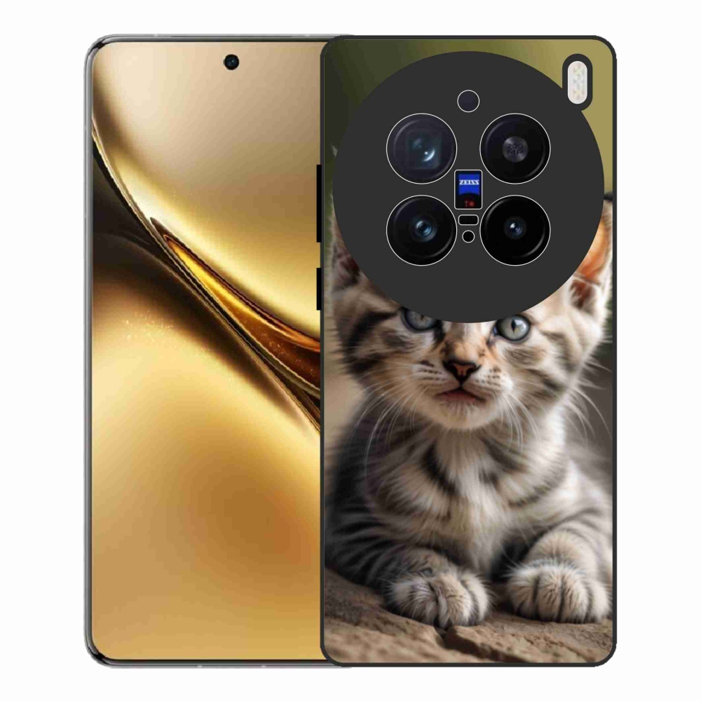 Gél borítás mmCase a Vivo X200 Pro 5G készülékhez - aranyos cica 9
