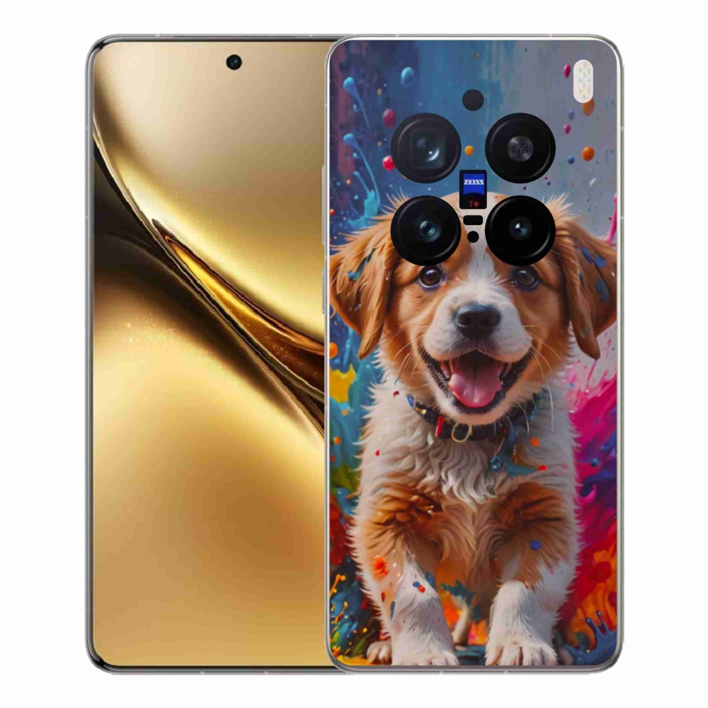 Gél borítás mmCase a Vivo X200 Pro 5G-n - aranyos kiskutya 3