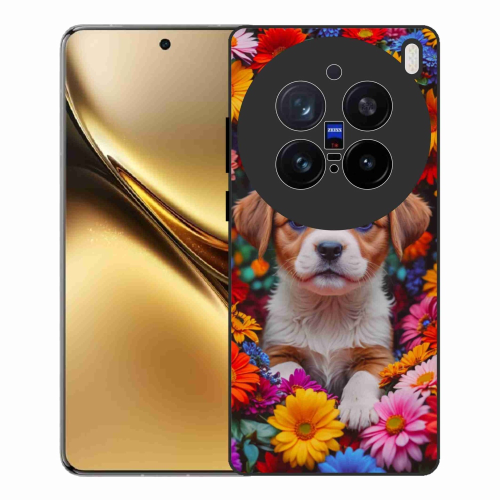 Gél borítás mmCase a Vivo X200 Pro 5G készülékhez - aranyos kiskutya