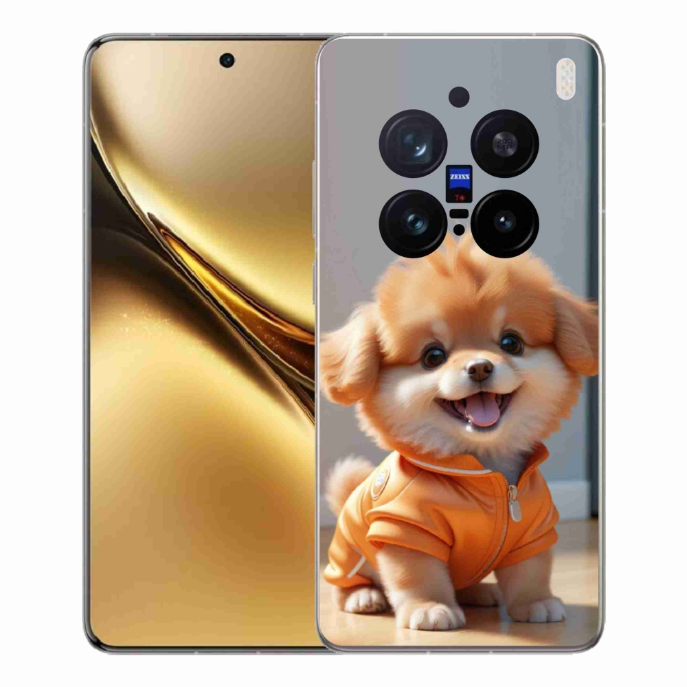 mmCase géltok a Vivo X200 Pro 5G-hez – aranyos pomerániai pulóverben
