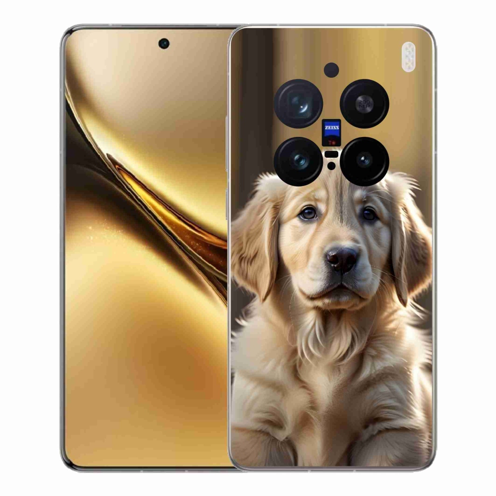 mmCase géltok a Vivo X200 Pro 5G-hez – aranyos arany retriever