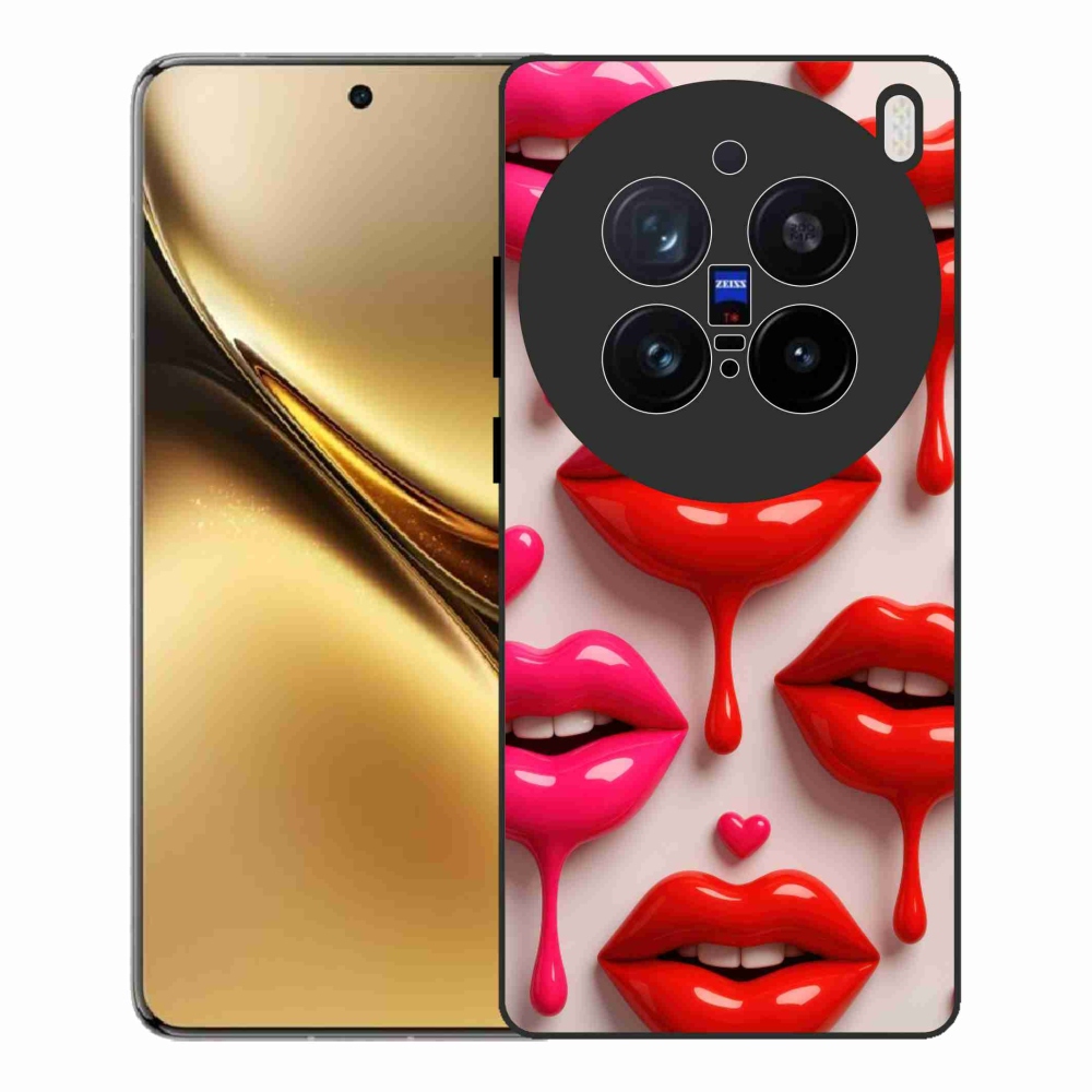 Zselés borítás mmCase a Vivo X200 Pro 5G készülékhez - ajkak 2