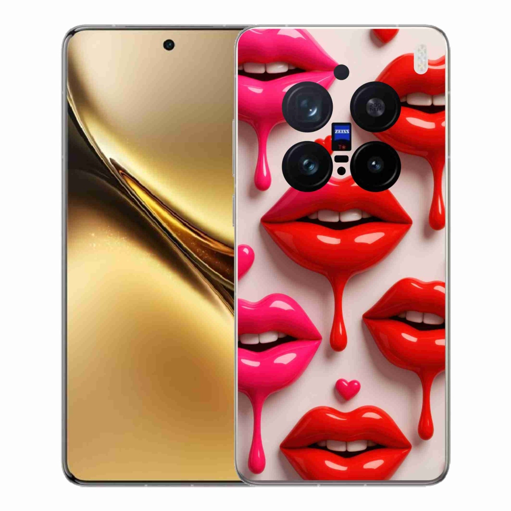 Zselés borítás mmCase a Vivo X200 Pro 5G készülékhez - ajkak 2
