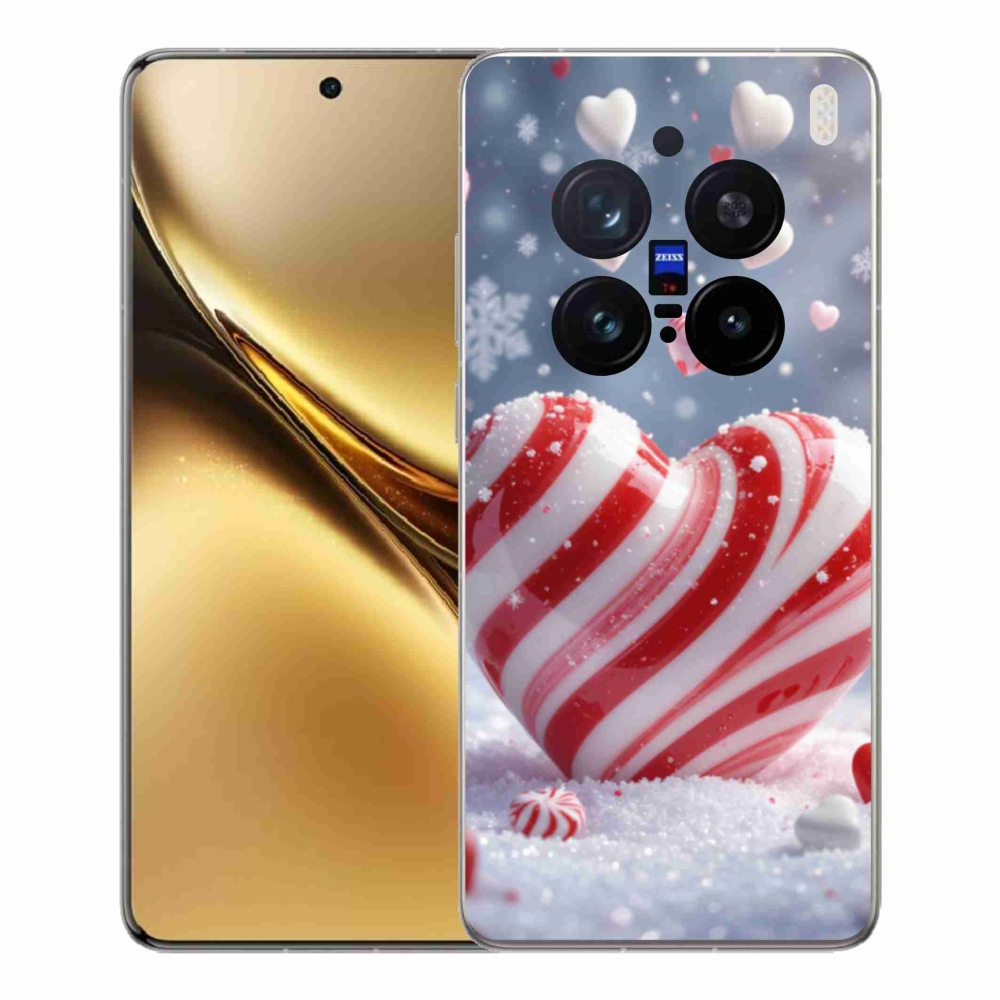 Zselés borítás mmCase a Vivo X200 Pro 5G készülékhez - édes szívecske