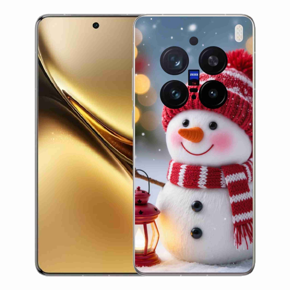 Zselés borítás mmCase a Vivo X200 Pro 5G készülékhez - hóember 2