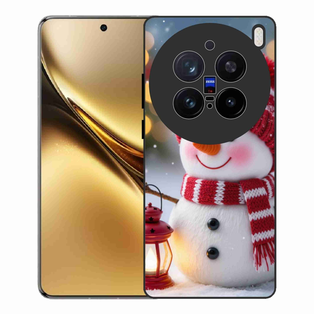 Zselés borítás mmCase a Vivo X200 Pro 5G készülékhez - hóember 2