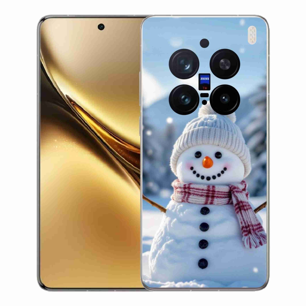 Zselés borítás mmCase a Vivo X200 Pro 5G készülékhez - hóember 3