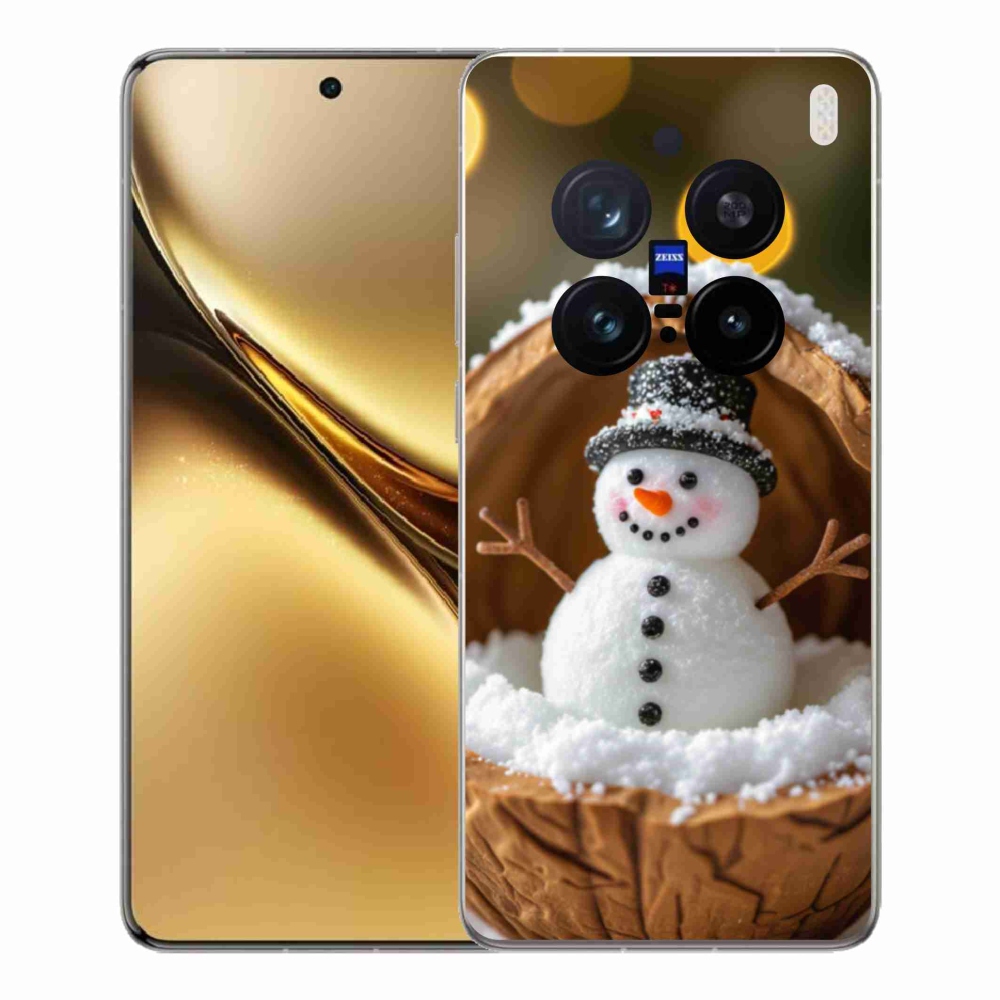 Zselés borítás mmCase a Vivo X200 Pro 5G készülékhez - hóember 4
