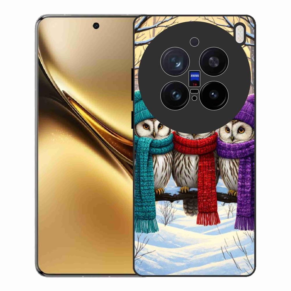 Zselés borítás mmCase a Vivo X200 Pro 5G készülékhez - bagolybarátok