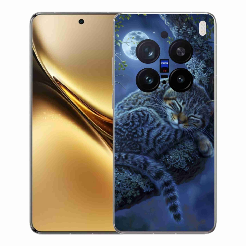 Zselés borítás mmCase a Vivo X200 Pro 5G készülékhez - alvó macska