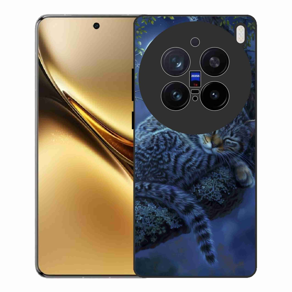 Zselés borítás mmCase a Vivo X200 Pro 5G készülékhez - alvó macska