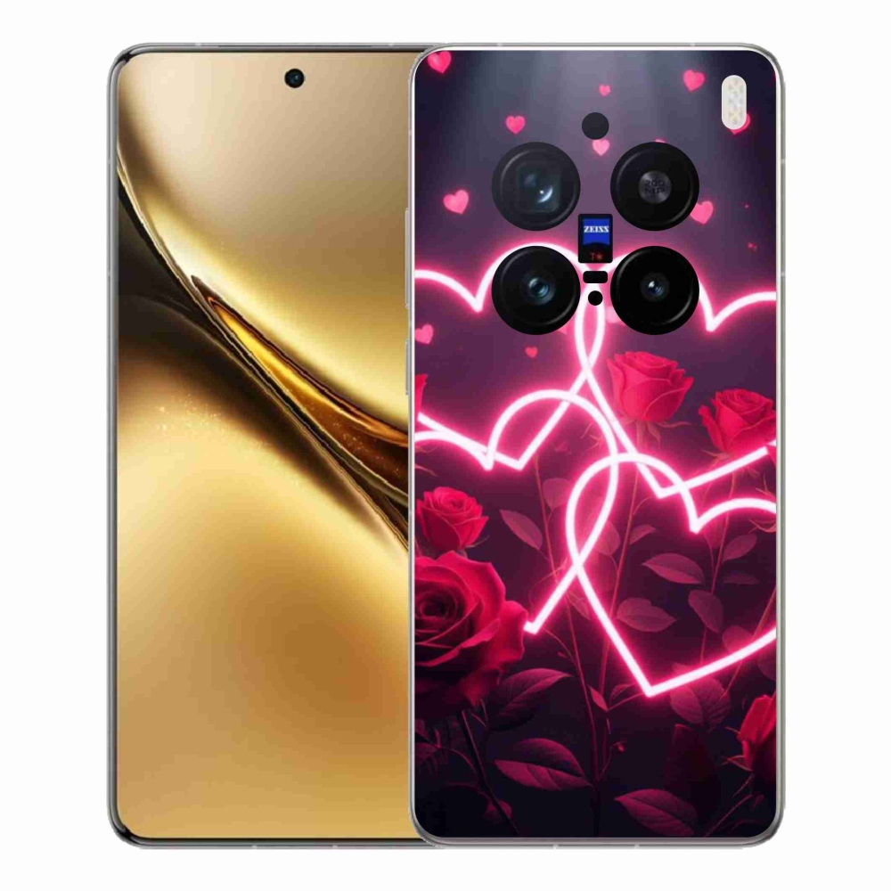 Zselés borítás mmCase a Vivo X200 Pro 5G készülékhez - Szerelem szíve