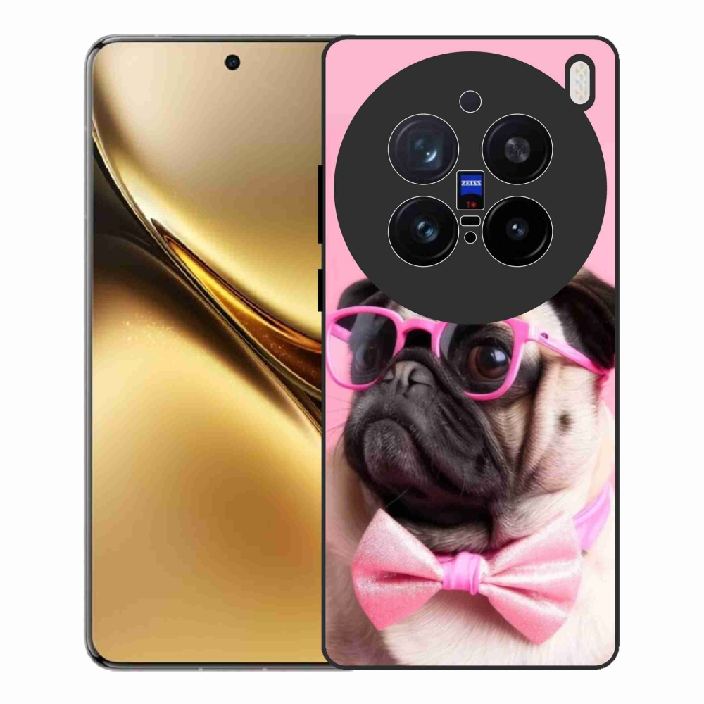 Zselés borítás mmCase a Vivo X200 Pro 5G-n - stílusos mopsz