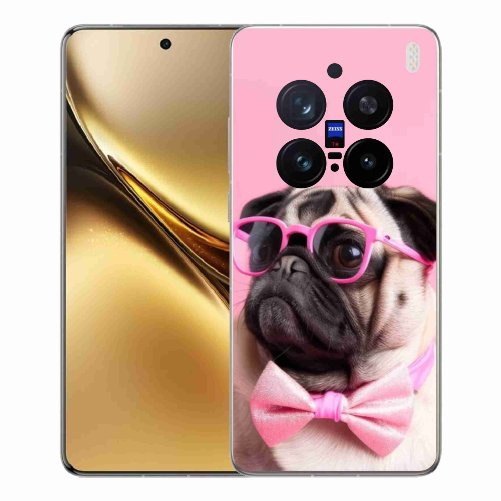 Zselés borítás mmCase a Vivo X200 Pro 5G-n - stílusos mopsz