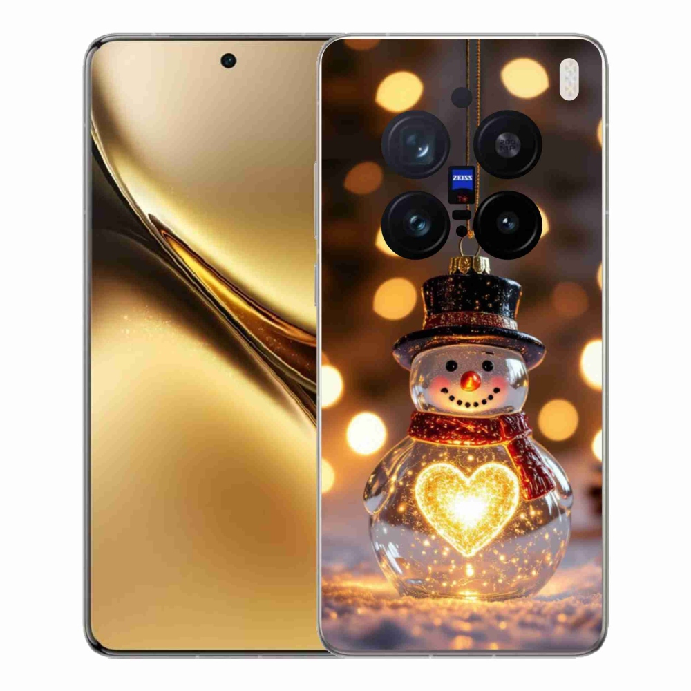 mmCase géltok a Vivo X200 Pro 5G-hez – világító karácsonyi hóember