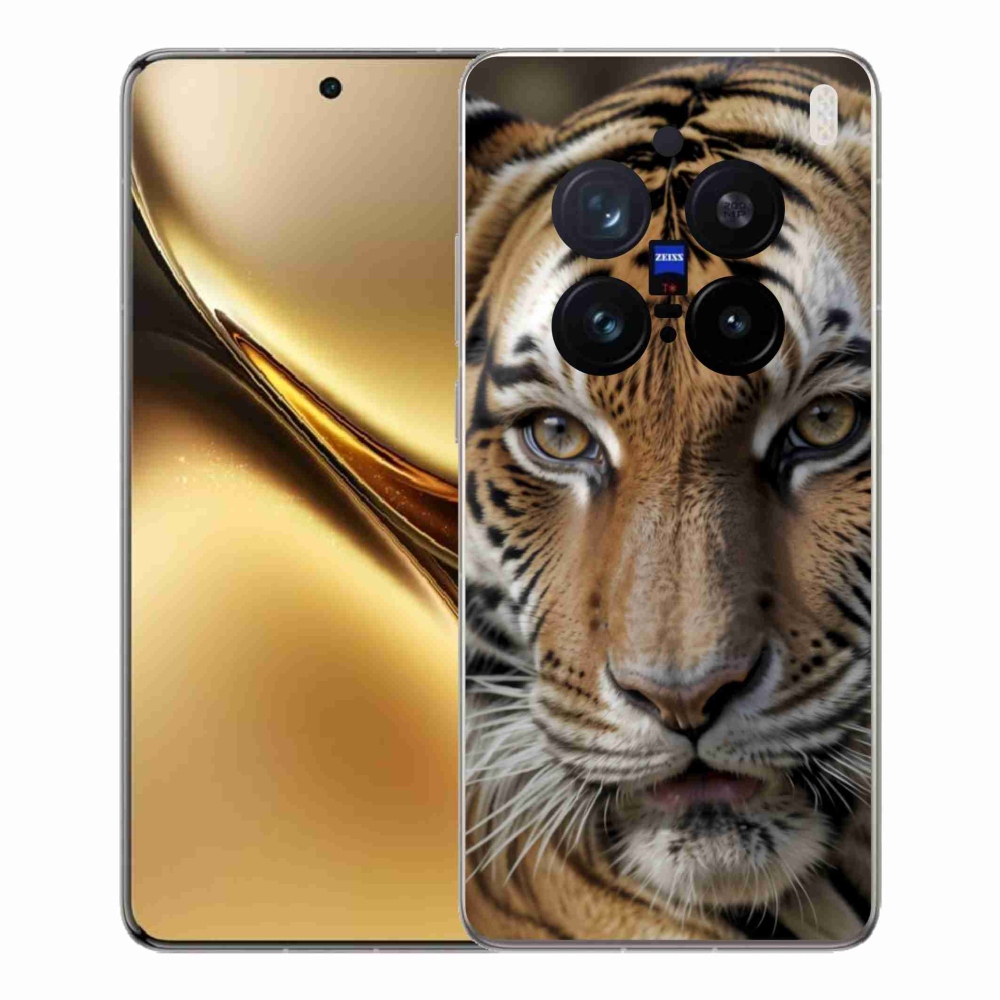Zselés borítás mmCase a Vivo X200 Pro 5G készülékhez - tigris nézet