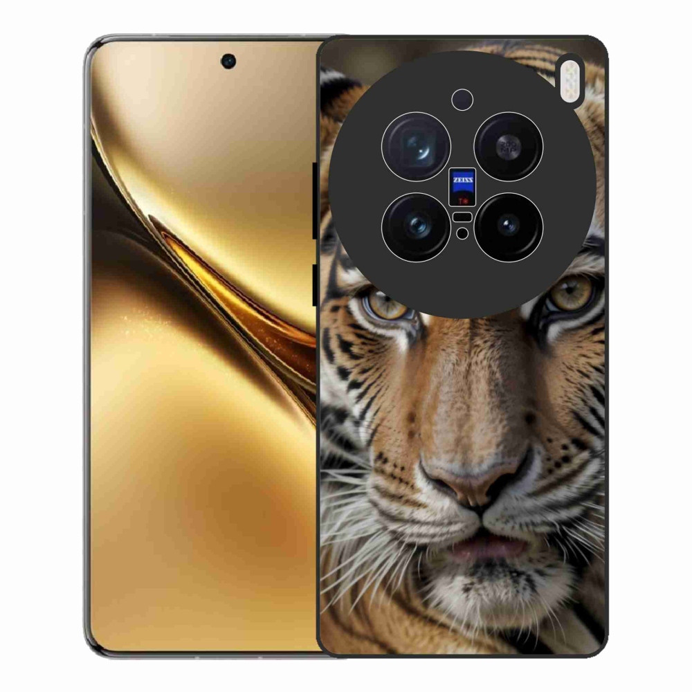 Zselés borítás mmCase a Vivo X200 Pro 5G készülékhez - tigris nézet