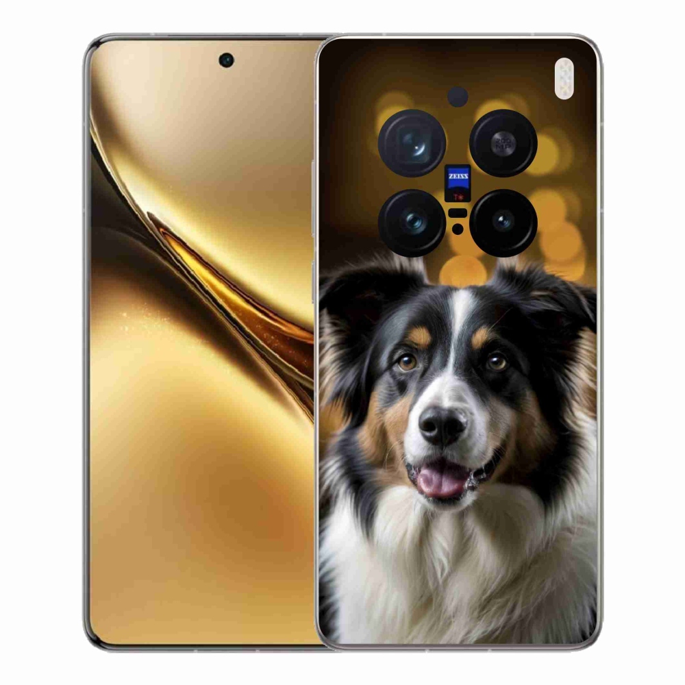mmCase gél tok a Vivo X200 Pro 5G-hez – mosolygós ausztrál juhászkutya