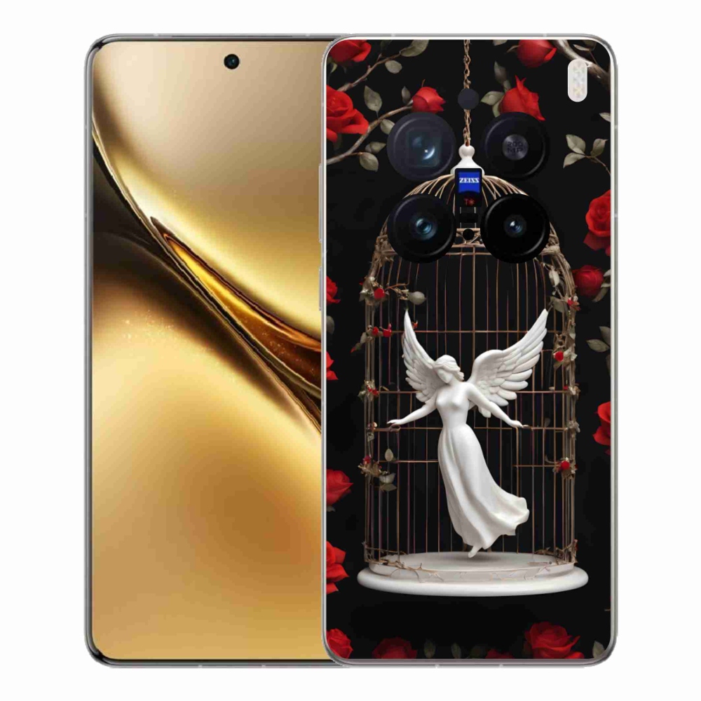 Zselés borítás mmCase a Vivo X200 Pro 5G készülékhez - csapdába esett angyal