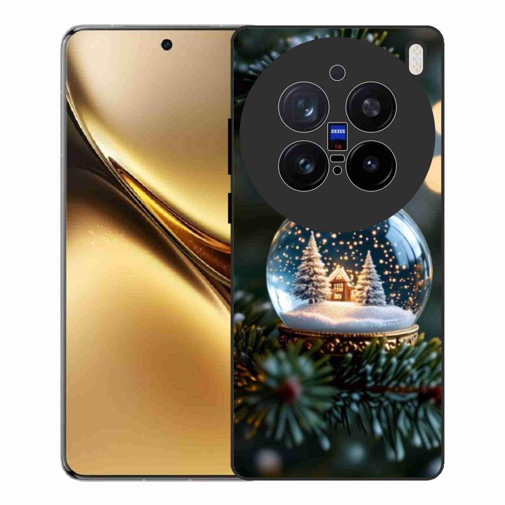 Zselés borítás mmCase a Vivo X200 Pro 5G-hez - Karácsonyi gömbök 2