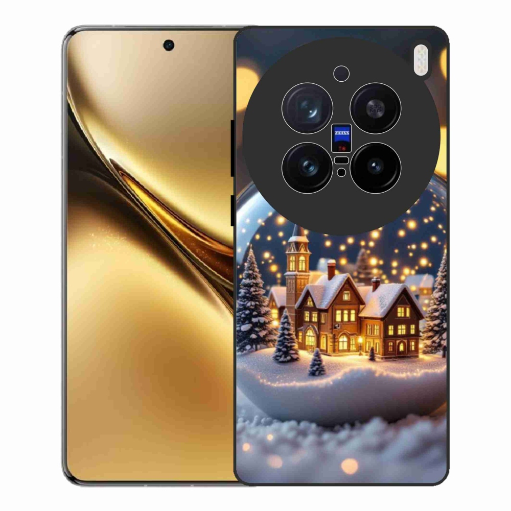 Gél borítás mmCase a Vivo X200 Pro 5G-hez - karácsonyi golyók 4