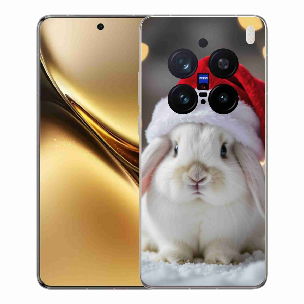 Zselés borítás mmCase a Vivo X200 Pro 5G készülékhez - karácsonyi nyúl