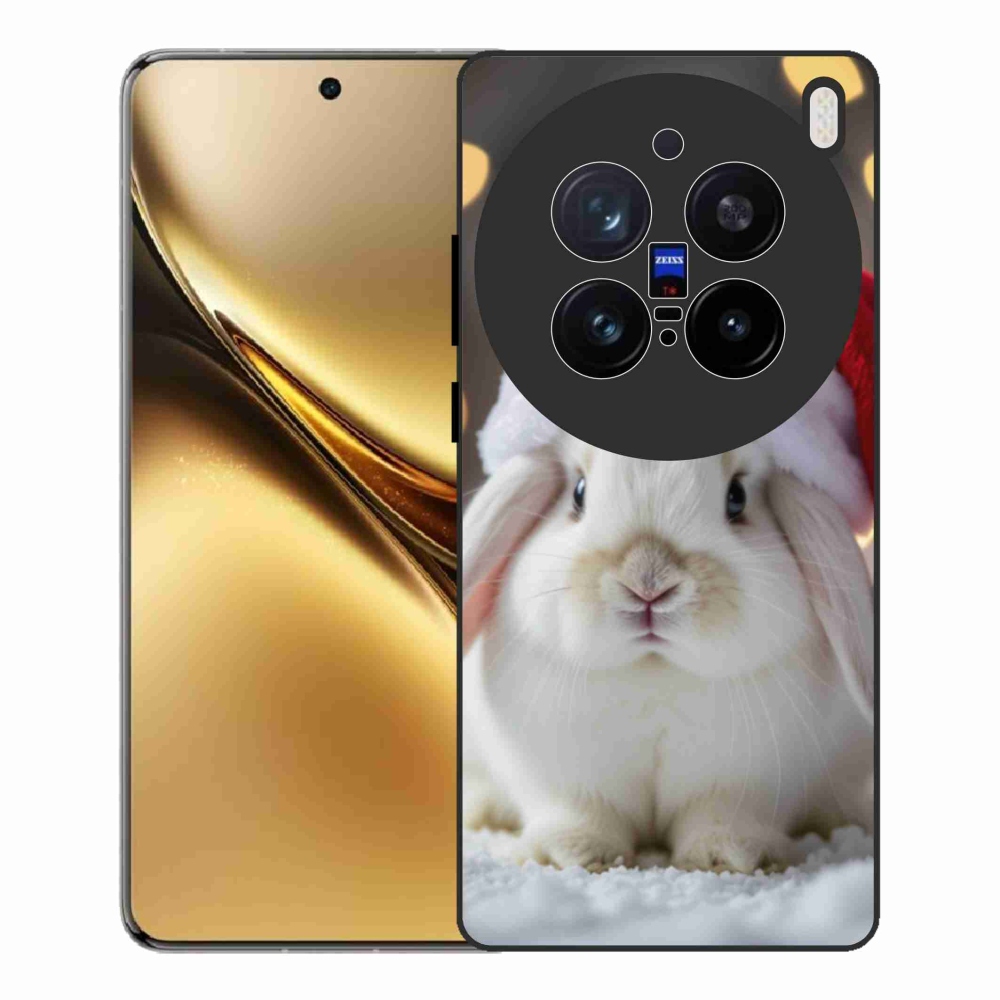 Zselés borítás mmCase a Vivo X200 Pro 5G készülékhez - karácsonyi nyúl