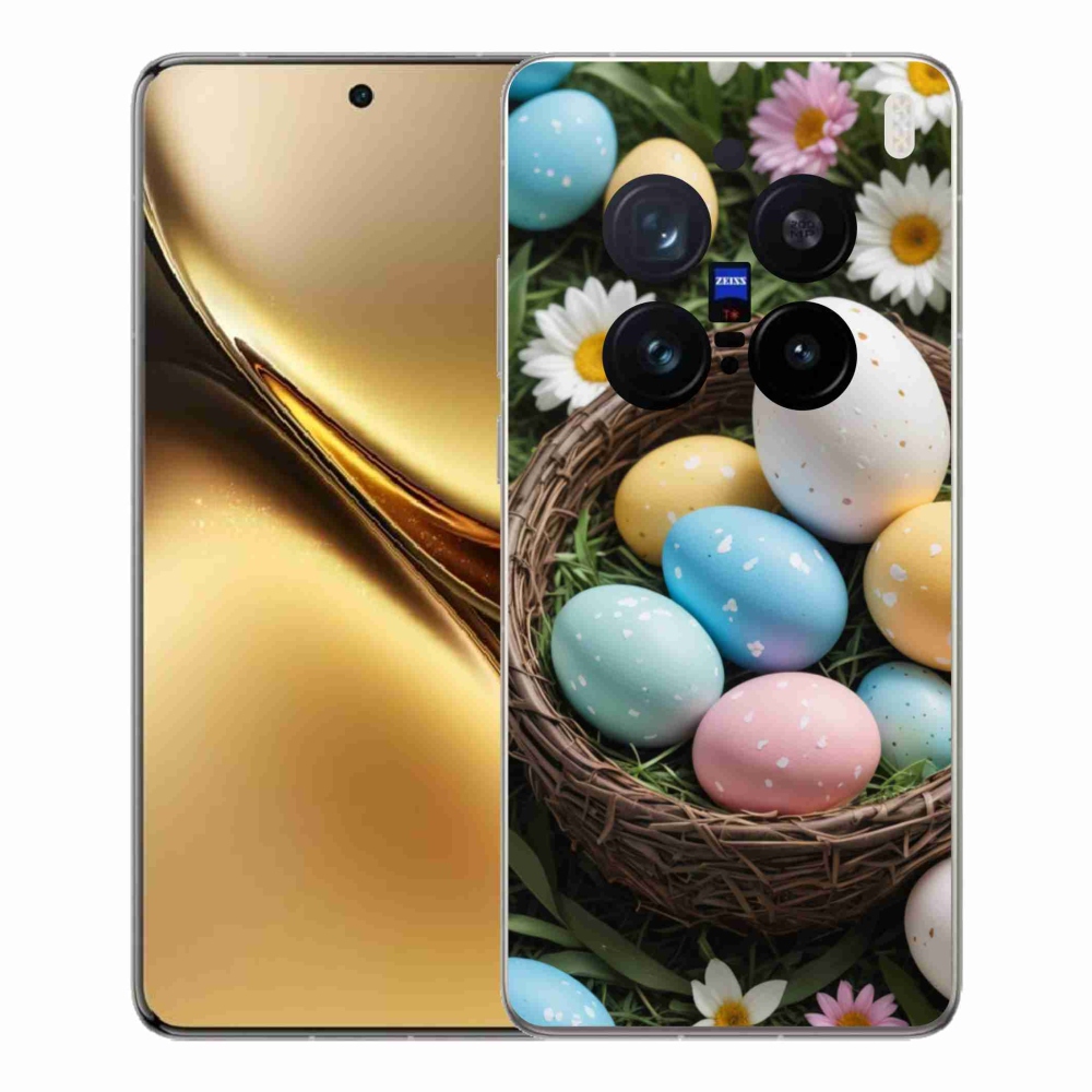Zselés borítás mmCase a Vivo X200 Pro 5G készülékhez - Húsvéti tojások 2